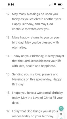 the birthday message from an old woman