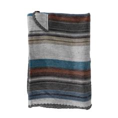 Sahasi To Go Blanket - Sky - Default Title (8404180) Travel Blanket, Cozy Pillow, Ten Thousand, Blue And Brown, Stripes Pattern, All In One, Pouch, Pillows, Grey