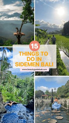 the top ten things to do in sidemen bali