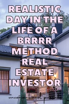 BRRRR METHOD real estate investor | REALISTIC day in the life | rental properties for beginners | The Uncovnentional Pursuits Blog | how to invest in real estate if you're a beginner? What's the BRRRR method of real estate? day in the life of a millennial real estate investor. investing in real estate for passive income and financial independence FI/RE movement. #realestate #millennialinvestor #passiveincome Rental Properties