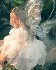 Fairy Academia Aesthetic, Fairy Academia, Fairycore Dresses, Nordic Wedding, Royal Icing Flowers, Fairytale Aesthetic, Flower Makeup