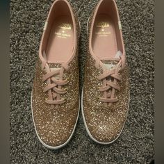 Women’s Size 9 Keds Champion Glitter Celebration Lace Up. Never Worn And Come With Original Box. Open To All Reasonable Offers. Keds Shoes Women, Kate Spade Glitter Keds, Kate Spade Keds, Keds Champion, Kate Spade Shoes, Kate Spade New York, Keds, Kate Spade, Womens Sizes