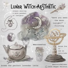 Lunar Witch Aesthetic, Witch Tattoos, Cer Nocturn, The Moon Tonight, Lunar Witch, Whimsy Art, Witch Tattoo