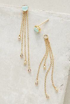 25 Insane 4th Of July Weekend Sales To Shop Right Now The Ear, Chain Earrings, Pretty Jewellery, Diy Earrings, Kendra Scott