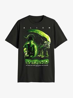 Lightweight 100% combed ring spun cottonWash cold; dry lowImportedListed in men's sizes Hot Topic Graphic Tees, Cowboys And Aliens Tshirt, Alien Graphic, Alien T Shirt, Alien Graphic Tees, Acid Wash Shirt, Alien Tshirt, Alien Shirt, Horror Gifts