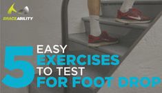 Drop Foot Exercises, Stenosis Exercises, Foot Drop Exercises, Knee Pain Relief Exercises, Knee Strengthening Exercises, How To Strengthen Knees, Knee Pain Exercises, Foot Exercises, Easy Exercises