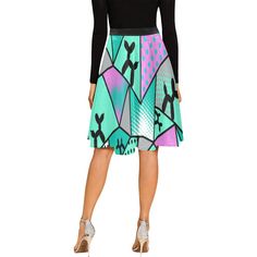 FREE SHIPPING ON ORDERS OVER $100Due to high demand please allow 3-4 weeks for shipping! This classic retro full circle skirt is AMAZING and guaranteed to turn heads wherever you are. Perfect for every occasion this skirt can be mixed and matched to create a multitude of gig outfits or that "go to" skirt for a fun night out on the town. Keep your look streamline or add a petticoat or 2 for that full 50’s vintage look. Features Created from a beautiful satin feel 100% polyester material and featu Gig Outfits, Gig Outfit, Full Circle Skirt, Ice Ice Baby, Full Circle Skirts, Full Circle, You Are Perfect, Circle Design, Circle Skirt