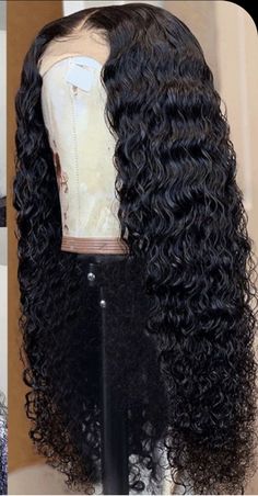 Wigs Glueless, Birthday Hairstyles, Curly Hair Wig, Curly Lace Front Wigs, Dope Hairstyles, Front Lace Wigs Human Hair, Long Wigs