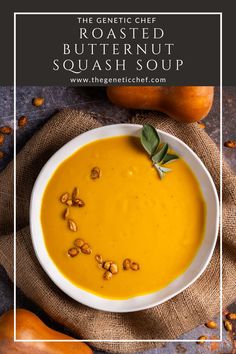 the gentle chef roasted butternut squash soup