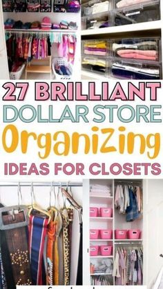 Free Closet Organization, Closet Organization For Folded Clothes, Organizing Dressing Room, Supply Closet Ideas, Small Couples Closet Organization, Closet Storage On A Budget, Easy Ways To Organize Your Closet, Diy Storage Closet Organization, Organization Ideas For Closets Bedrooms