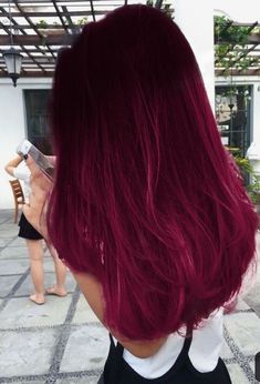 Magenta Ombre Hair, Magenta Hair, Red Ombre Hair, Ombré Hair, Fantasy Hair, Hair Color For Women, Burgundy Hair, Ombre Hair Color