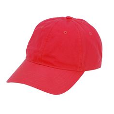 Stand out, stay cool and remain comfortable with a bright red baseball cap. Adjust to the perfect size with the adjustable metal closure. Soft Cotton Approximately 19.5" - 22.5" Around the Head (49.5 - 57 cm) Adjustable Metal Closure Imported Monogram Baseball Hat, Red Baseball Cap, Preppy Essentials, Sugar Hill, Reds Baseball, Red Ball, Preppy Girl, Red Cap, Accessories Bags Purses