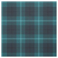 a blue and black plaid fabric