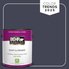 the behr paint and primer color is shown