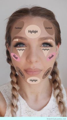 Teen Makeup, Contour Tricks, Easy Contouring, Obličejové Masky, Makeup Contouring, Contouring Makeup, Mekap Mata, Teenager Makeup, Makeup Tip