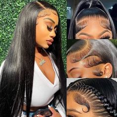 30+ Different Trending Wig hairstyles That Turn Heads 2023 Hair Straight, Hair Quality, Brazilian Human Hair, Straight Human Hair, Long Wigs