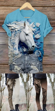 Hey there, horse lover! 🏇Looking for something new?✨ This T-shirt looks perfect on you!!💕Shop now>>
#2024Horse#T-Shirt#Western style