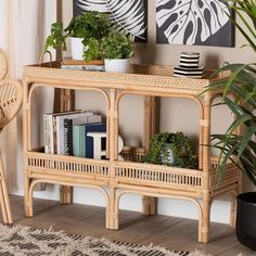 Lombok 39 1/4" Wide Natural Brown Rattan Console Table - #3865C | Lamps Plus Rattan Console Table, Rattan Console, Console Table Modern, Entryway Console Table, Entryway Console, Rooms To Go, Brown Sofa, Wood Console Table, Sofa Tables