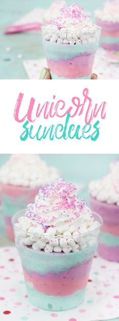 cupcakes with sprinkles and marshmallows in them