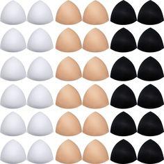 PRICES MAY VARY. What you get: you will get 18 pairs of triangle bra pads inserts in white, black and nude color, enough quantity can meet your daily use and replacement needs, you can also share with your female family members and female friends Exquisite design: the bra inserts pads are designed with simple triangle shape and sewing around, providing a comfortable skin touch; Whether it is hand-washed or machine-washed, it is not easy to layer or deform Comfortable to wear: the bra pads are ma Butterfly Science, Bra Inserts, Bra Cup, Bra Pads, Padded Sports Bra, Yoga Bra, Triangle Bra, Female Friends, Nude Color