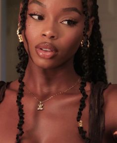 THE BEAUTY OF KIARA PIKE | kiara pike is absolutely stunning! a black nymph, a goddess of nature. i love beautiful black women in soft girl aesthetic & cottagecore. when I say we are some God’s most greatest creations. let’s admire the vision of kiara in front of us. 🎀🌿🍃🌷🪞 🏷️ | #kiarapike #nymph #blackgoddess #softgirlaesthetic #cottagecore #feminine #hyperfemininity #coquette #dollette #nature #blackwomen #blackbeauty #blackgirlmagic #pink #pinkcore #softpinkaesthetic #softblackgirl #lambs Femininity Aesthetic, Black Goddess, Dark Skin Beauty, Soft Girl Aesthetic, Black Girls Hairstyles, Beautiful Black Women