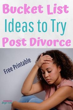 Divorce Bucket List, Post Divorce Glow Up, In Touch With Yourself, Divorce Counseling, After A Divorce, Divorce Recovery, Divorce Advice, Single Mom Life, Post Divorce