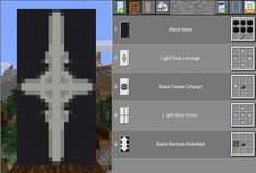 an image of a cross in minecraft