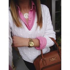 5 Easy Steps to a Preppy Look | HubPages Preppy Outfits For Women, Southern Preppy Aesthetic, Outfit Winter 2022, Southern Belle Outfit, Belle Outfit, Southern Preppy, Raw Fabric, Preppy Southern, Prep Style