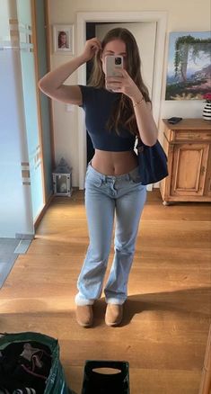 Dream Style, Stockholm Fashion, Really Cute Outfits, Low Rise Jeans, Girly Outfits