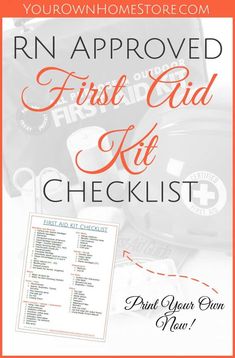 Baby Essentials Checklist, Mom Checklist, First Aid Tips, Essentials Checklist, Emergency First Aid