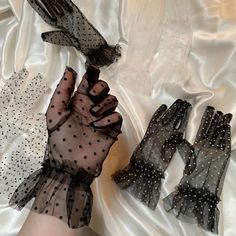 Beautiful Gloves, Heartless Curls, Fancy Gloves, Sheer Gloves, Tulle Gloves, Mesh Gloves, Costume Gloves, Hair Bobbles, Wedding Gloves