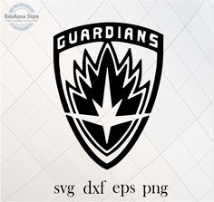 an image of the logo for guardians's dxf eps ping