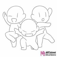 two cartoon characters hugging each other with their arms around one another, and the text art street