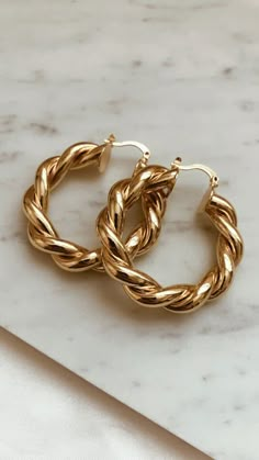 Twisted Love Hoop Earrings - ShopSpoiled Everyday Jewellery, Jewelry Accessories Ideas, Jewelry Lookbook, Jewelry Photography, Girly Jewelry