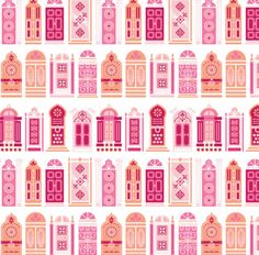 "This listing is for Moroccan Doors in Pink From Moroccan Nights Collection by Cat Coq for Camelot Fabrics. To view all the Moroccan Nights Collection Fabrics: https://www.etsy.com/shop/caliquiltco?ref=hdr_shop_menu&search_query=moroccan 100% Cotton Choose Your Cut: Fat Quarter18\"x21/22\" 1/4 Yard9\" x 43/44\" 1/2 Yard18\" x 43/44\" 3/4 Yard27\" x 43/44\" 1 Yard36\" x 43/44\" 1 1/4 Yards45\" x 43/44\" 1 1/2 Yards54\" x 43/44\" 2 Yards72\" x 43/44\" - Multiple yards cut as ONE continuous pie Folklore Pattern, Blue Moroccan Tile, Moroccan Doors, Blue Hamsa, Moroccan Nights, Art Print Ideas, Indian Pink, Boho Tapestry, Flower Tile