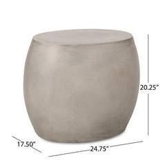 an image of a stool with measurements