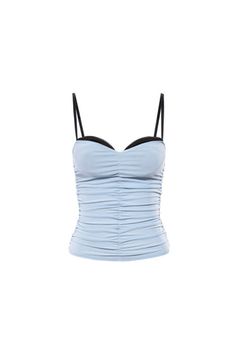 Tube Top Png, Y2k Light Blue, Grey Tube Top, Top Png, Light Blue Top, Aesthetic Ideas, Pretty Lingerie, Going Out Tops, Blue Top