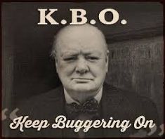 an old man wearing a bow tie with the words k b o keep bugging on