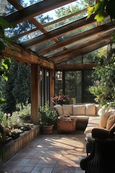 Covered Patio Ideas Clear Roof Plexiglass Roof Covered Patios, Clear Roof Porch, Master Patio Private, Dream Back Porch, Covered Patio Enclosure Ideas, Closed In Gazebo Ideas, Clear Patio Roof Ideas, Outdoor Patio Ideas Covered, Clear Patio Roof