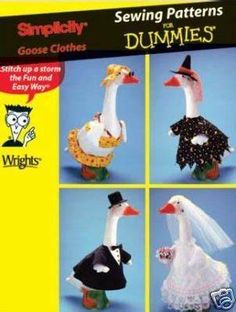 sewing patterns for goose clothes and costumes