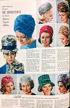 Early 60s Fashion, Sweet Charity, 60s And 70s Fashion, Retro Housewife, Vintage Hats, Mode Vintage, 70s Fashion, Vintage Ads