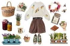 Cottagecore Fashion Casual, Cottagecore Fashion Aesthetic, Cottage Core Outfit, Modern Cottagecore, Cottagecore Clothes, Aesthetic Cottagecore