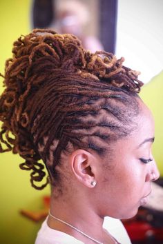 Lock Styles, Loc Updo, Locs Styles, Beautiful Locs