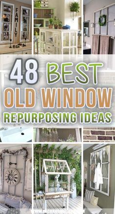 the best old window repurposing ideas