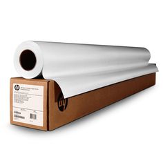 a large roll of white paper sitting on top of a cardboard box