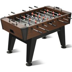 an image of a foosball table that is in the shape of a pool