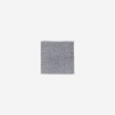 a gray pocket square on a white background