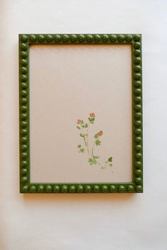 Botanical IV | 13.5 h x 10 w | Framed - Liza Pruitt Bobbin Frame, Chicken Wire Frame, Painted Picture Frames, Hand Painted Frames, Girly Decor, Boho Frame, Custom Frames, Unique Art Prints, Drawing Paper