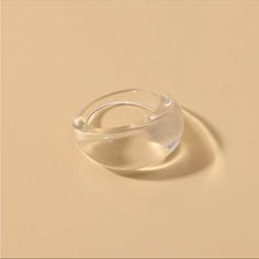 French Chic Stylish Candy Jelly Ring Size : 17mm Inside The Ring Candy Ring, Candy Jelly, French Chic, Ring Color, The Ring, Womens Jewelry Rings, Jelly, Color White, Ring Size