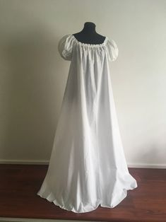 Full Gown, Medieval Gown, Regency Dress, Rehearsal Dress, Regency Era, Under Dress, Historical Dresses, Elbow Length Sleeve, Lovely Dresses